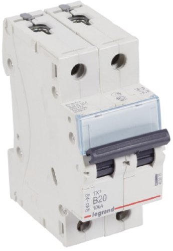 Выключатель автоматический Legrand TX3 6000 2п 20А B 10кА фото Выключатель автоматический Legrand TX3 6000 2п 20А B 10кА картинка